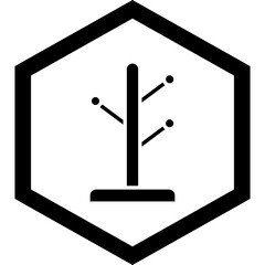 Coat Stand Icon Design