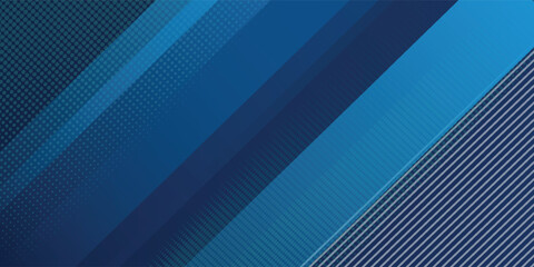 Abstract technology futuristic concept digital of blue light ray diagonal stripes lines texture on dark blue background with metallic silver tab space for your text. Science, energy, Vector