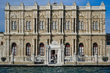 Ancient Facade of Dolmabahce Palace