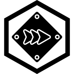 Forward Arrow Icon Design