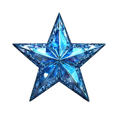 Obraz premium Blue Diamond Star Crystal Gemstone Jewel