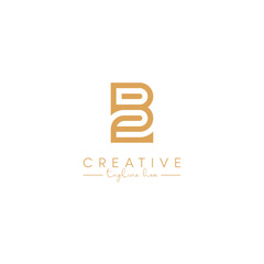 Alphabet BE EB Letter Artistic Logo Design. Initial Based Vector Template.