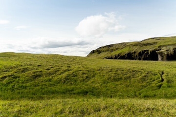 Iceland's colorful landscape in good weather