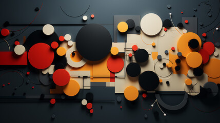 Obraz premium Cool Minimalistic Wallpaper with a Sleek Background | Modern Abstract Design.