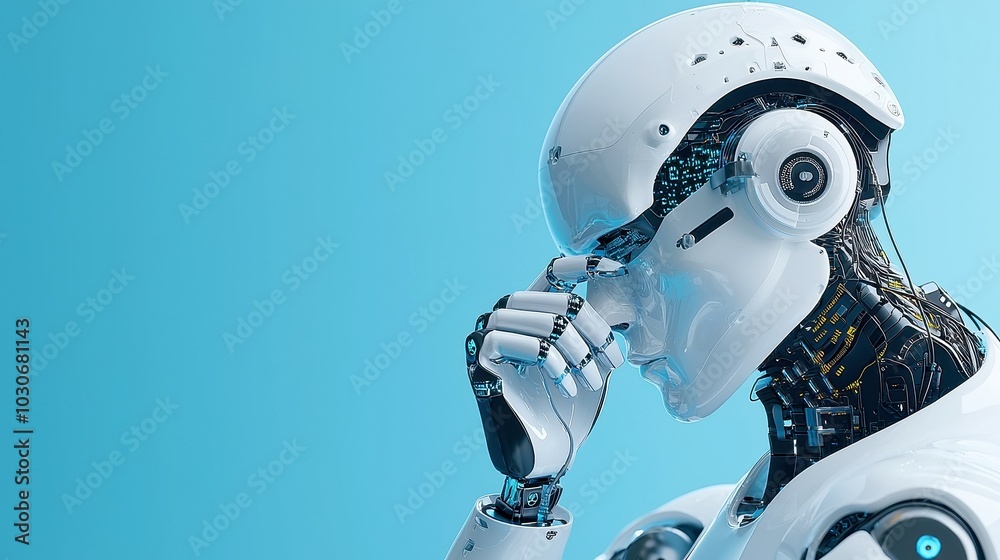 Poster ai robot for investment insights, an advanced ai system providing predictive analytics to enhance in