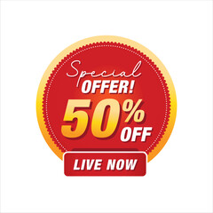 Mega Sale Big Sale banner header 3D looking illustration Special offer Discount Pop up super offer Illustration for marketing and social media hot deal, super sale offer