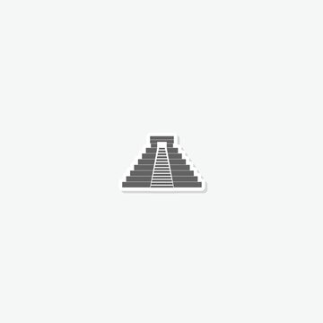 recommend clip art: Chichen Itza in Mayan icon sticker