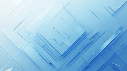Obraz premium Abstract Blue Geometric Background