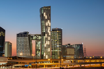 King Abdullah Financial District Riyadh. know as KAFD