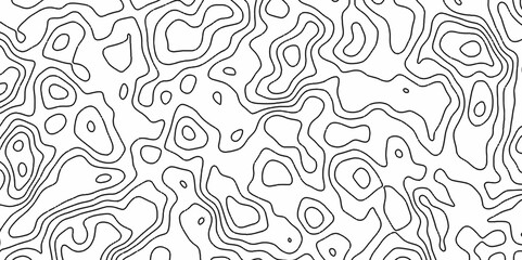 Topographic map in contour line light topographic topo contour map. ocean topographic line map with curvy wave isolines vector Topographic Map. Natural printing illustrations of maps.