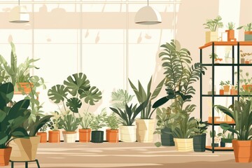 Fototapeta premium Plant gardening nature architecture.