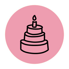 Cake Tart Vector Icon