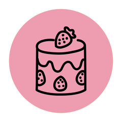 Cake Tart Vector Icon