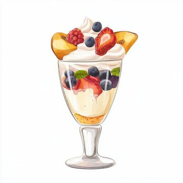 Parfait vector illustration