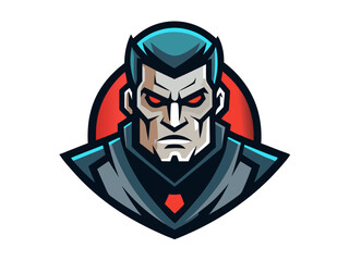 Cyborg Head Gaming Mascot Logo Vector Illustration

