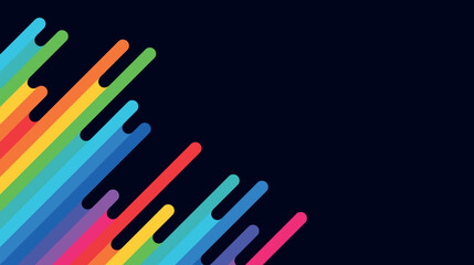 colorful abstraction of liquid rainbow spots, LGBT colors on black background in the form of bright colored dripping drops, colored pencils and paints, thick strokes of paint