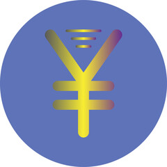 Obraz premium Yen Sign icon Design