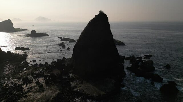 Sunrise at Papuma Beach Jember East Java