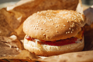 Street Festival Feast: Fast Food Favorites with Burgers, Nuggets, and Cheeseburgers