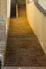 narrow alley in the old town