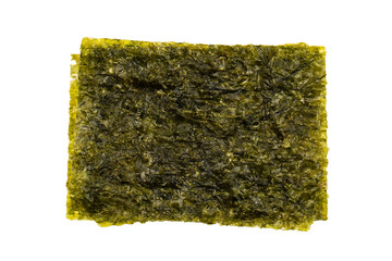 Tasty nori seaweed isolated on a white background. © Nikolay