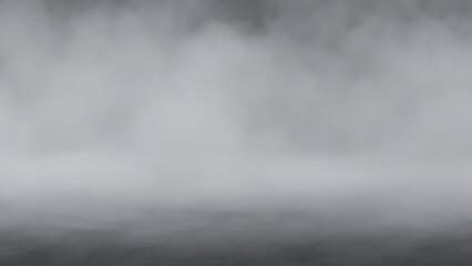 Fototapeta premium Soft White Fog Over Minimalist Room Background