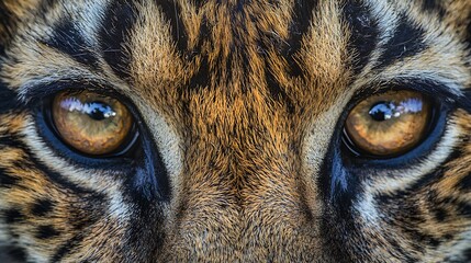 Close-Up of Intriguing Wildlife Eyes