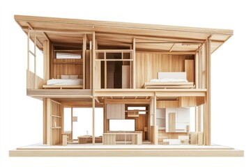 Architectural diagram wood architecture furniture.