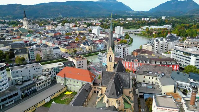 Villach, a charming city in Austria, nestled in the heart of the Alps. Surrounded by stunning mountain landscapes, this picturesque town is a perfect blend of history, culture, and natural beauty