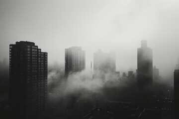 City landscape city architecture monochrome.