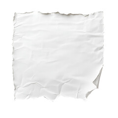 Obraz premium White Crumpled Paper With Torn Edges