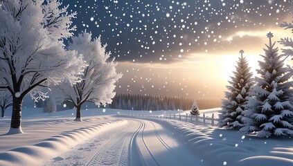 winter scenery features abstract snowy backgrounds heavy snowfall christmas days