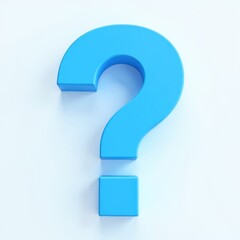blue question mark