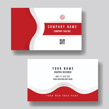 Modern creative professional business card template design corporate identity design.