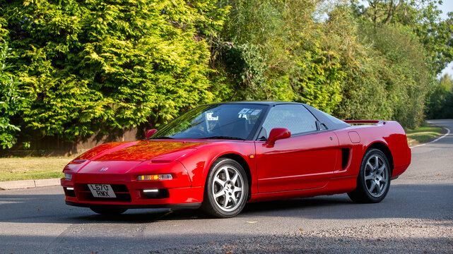 1994 red Honda NSX classic car