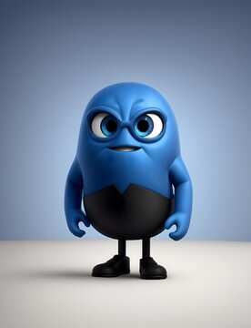 3d man looks at the world