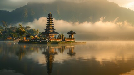 Ulun Danu Bratan Temple Sunrise