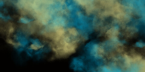 Fototapeta premium Abstract green watercolor background. Creative green shades hand drawn texture. Watercolor paper textured aquarelle canvas for modern creative design. Black and pastel Smoke Background .