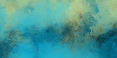 Abstract green watercolor background. Creative green shades hand drawn texture. Watercolor paper textured aquarelle canvas for modern creative design. Black and pastel Smoke Background .