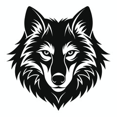 Wolf head vector illustration