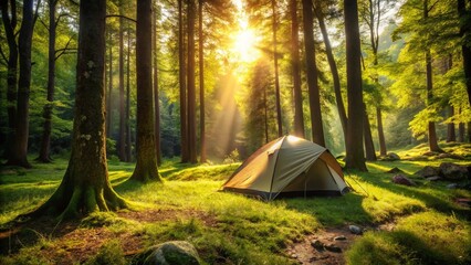 Minimalist Camping in the Forest: A Tranquil Retreat in Nature