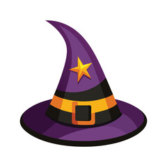 The iconic symbol of Halloween Magic Witch's Hat