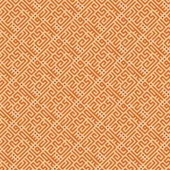 Naklejka premium Seamless Pattern kufic square arabic calligraphy of a verse from chapter Taahaa from the Quran. Simple modern background texture. Repeat geo design