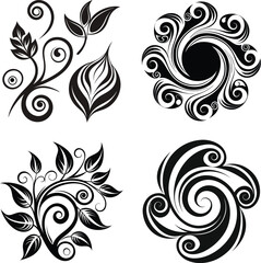 Fototapeta premium A swirl is a spiral or twisting pattern that appears in nature, art, or design. It can represent motion, fluidity, or growth. Swirls are often seen in water, clouds, galaxies, or decorative elements 