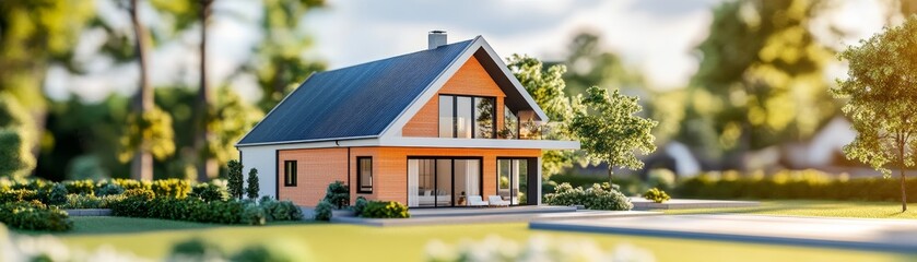 Charming cottage with inviting front porch, a picture of peaceful suburban living