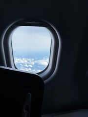 view from airplane window