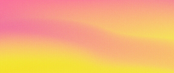 Yellow red pink gradient background grainy textured vibrant banner poster backdrop header cover design, empty space color gradient light and glow, grainy noise grungy texture