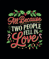 Merry Christmas T-shirt Design