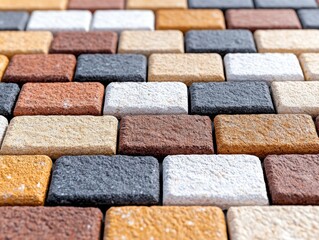 Classic Brick Wall Pattern in Warm Tones