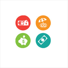 infografic icon vector set 